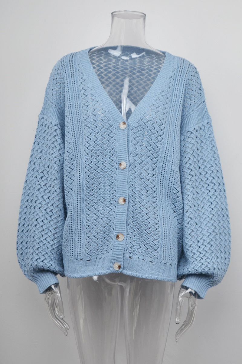 PREORDER: Eva Crocheted button down cardigan 7.3.23 osym