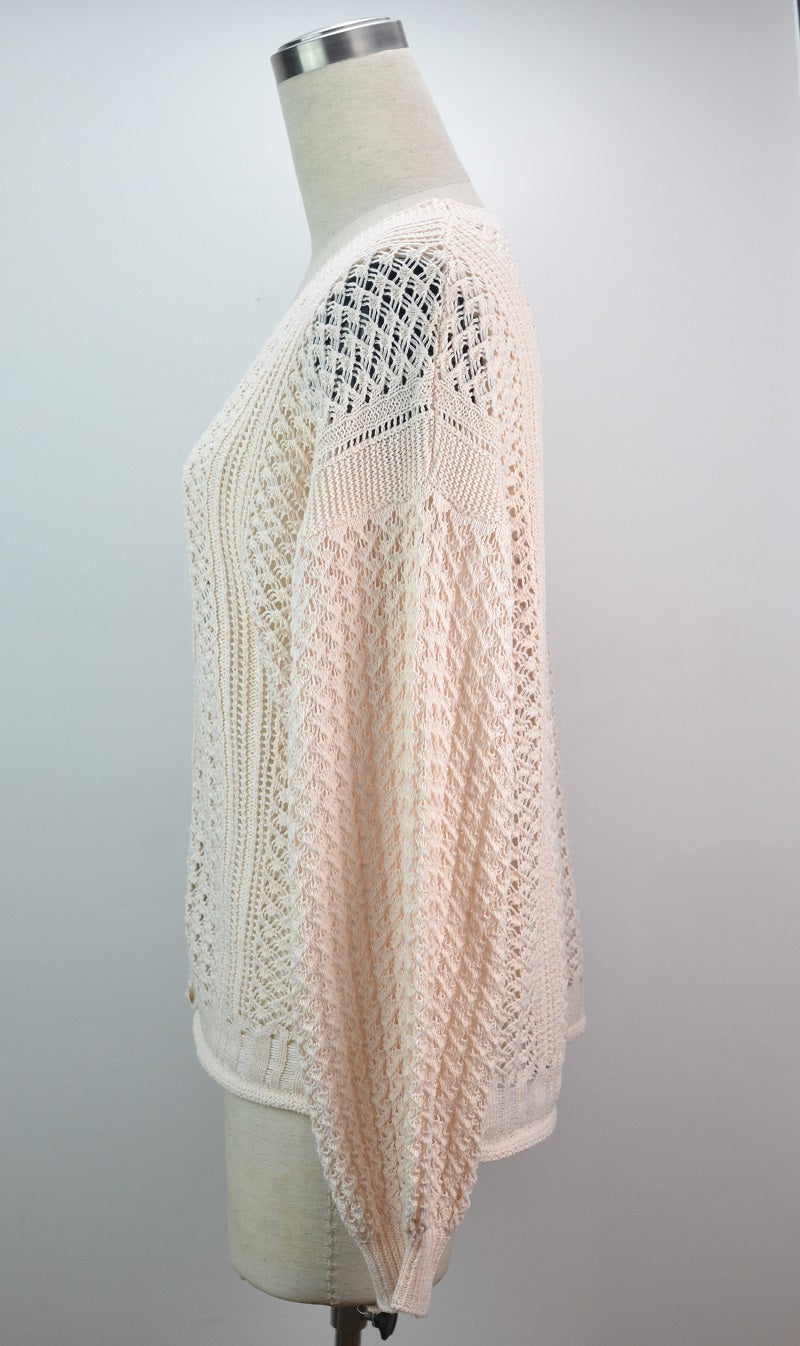 PREORDER: Eva Crocheted button down cardigan 7.3.23 osym