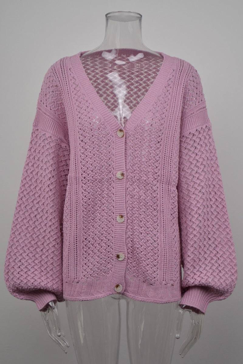 PREORDER: Eva Crocheted button down cardigan 7.3.23 osym