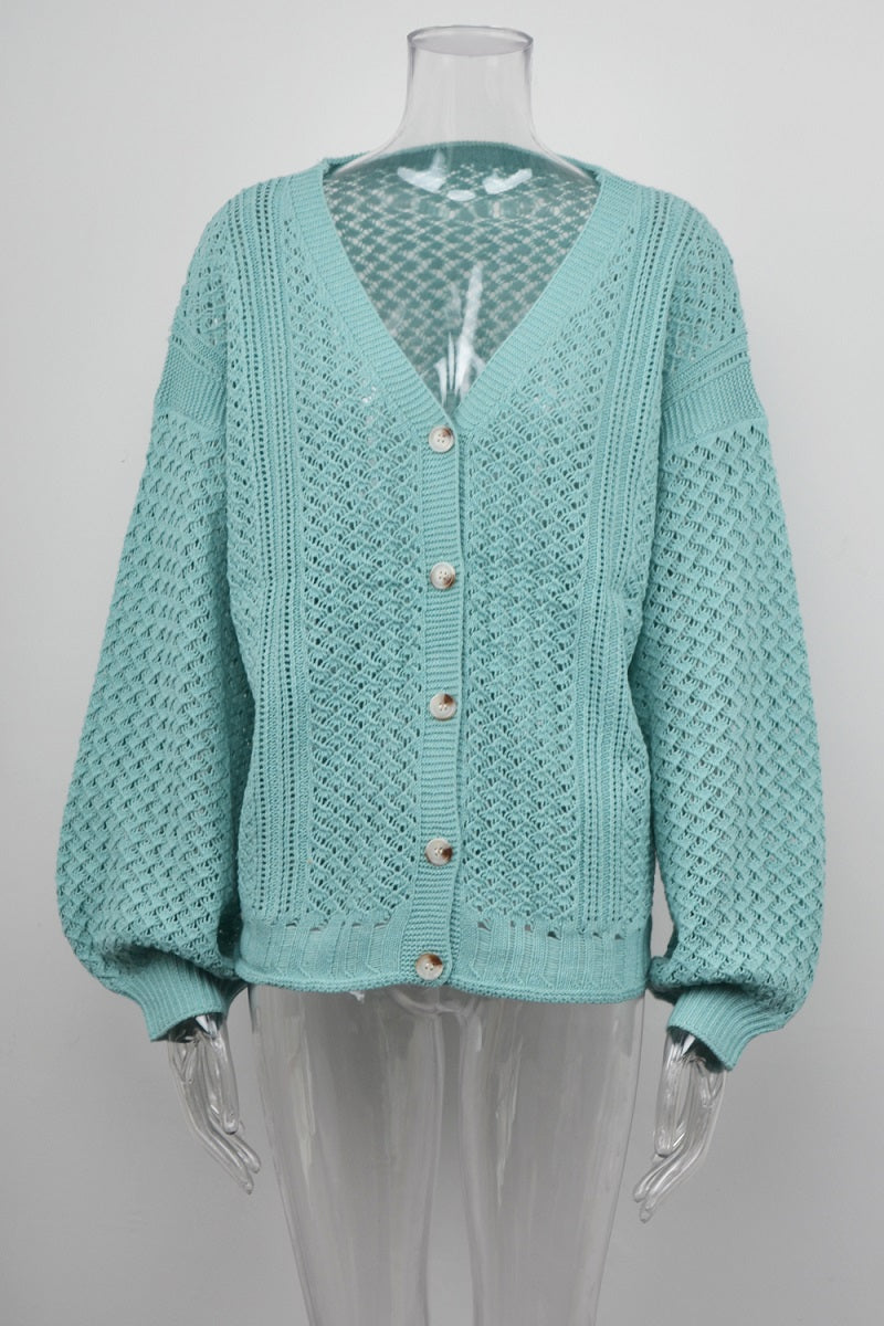 PREORDER: Eva Crocheted button down cardigan 7.3.23 osym