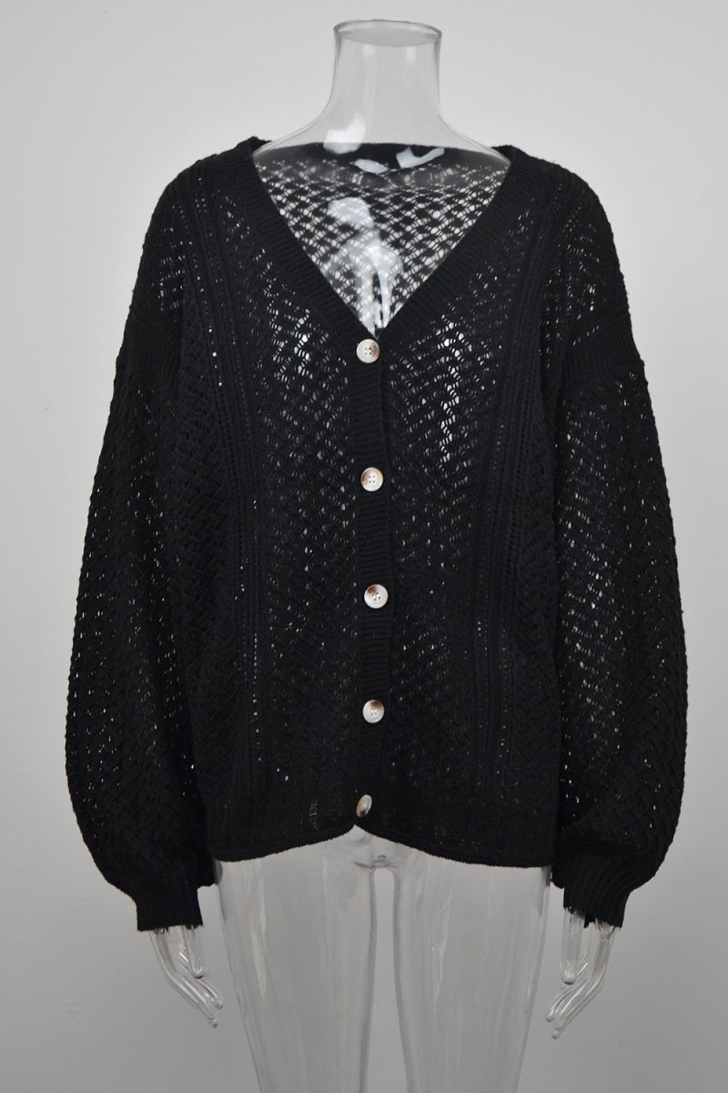 PREORDER: Eva Crocheted button down cardigan 7.3.23 osym