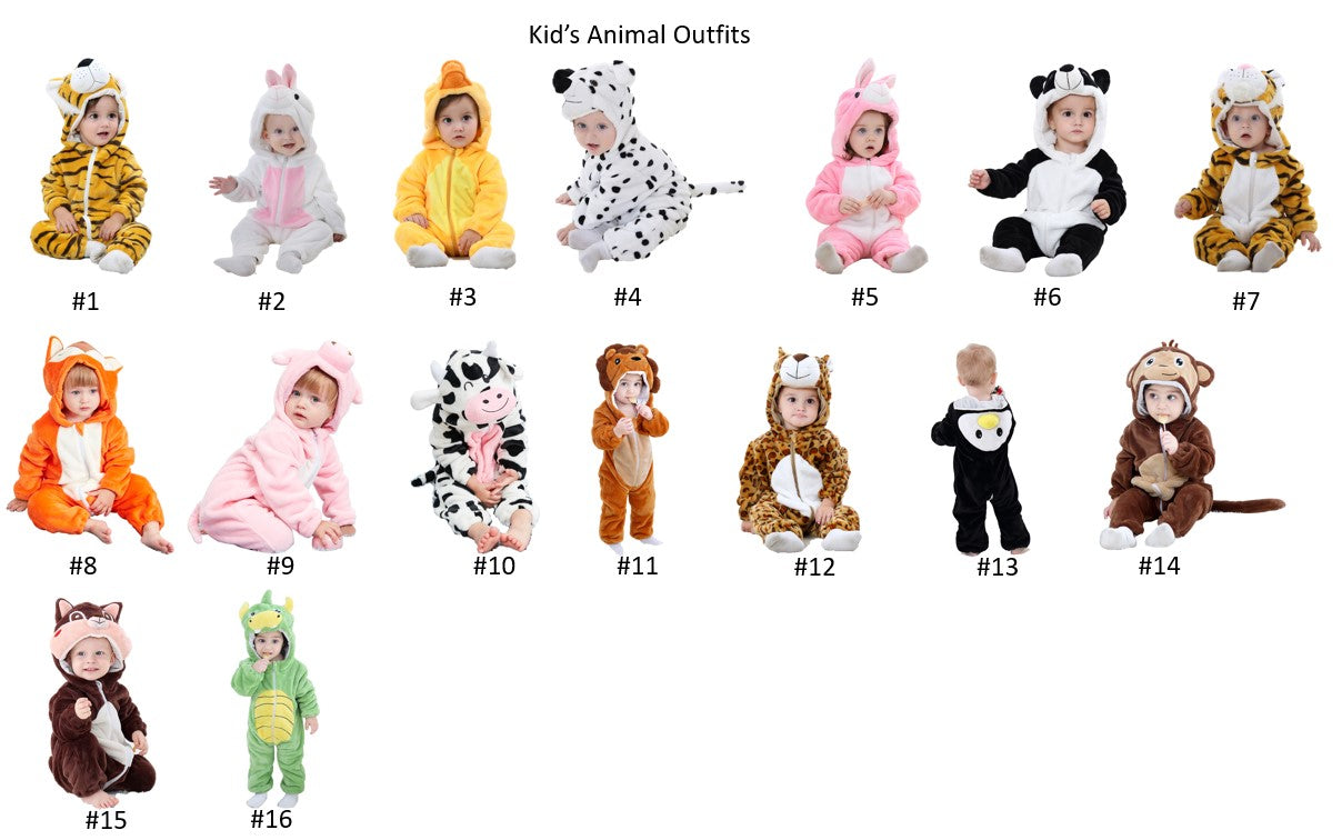 PREORDER: Kid's Animal Outfits 7.3.23