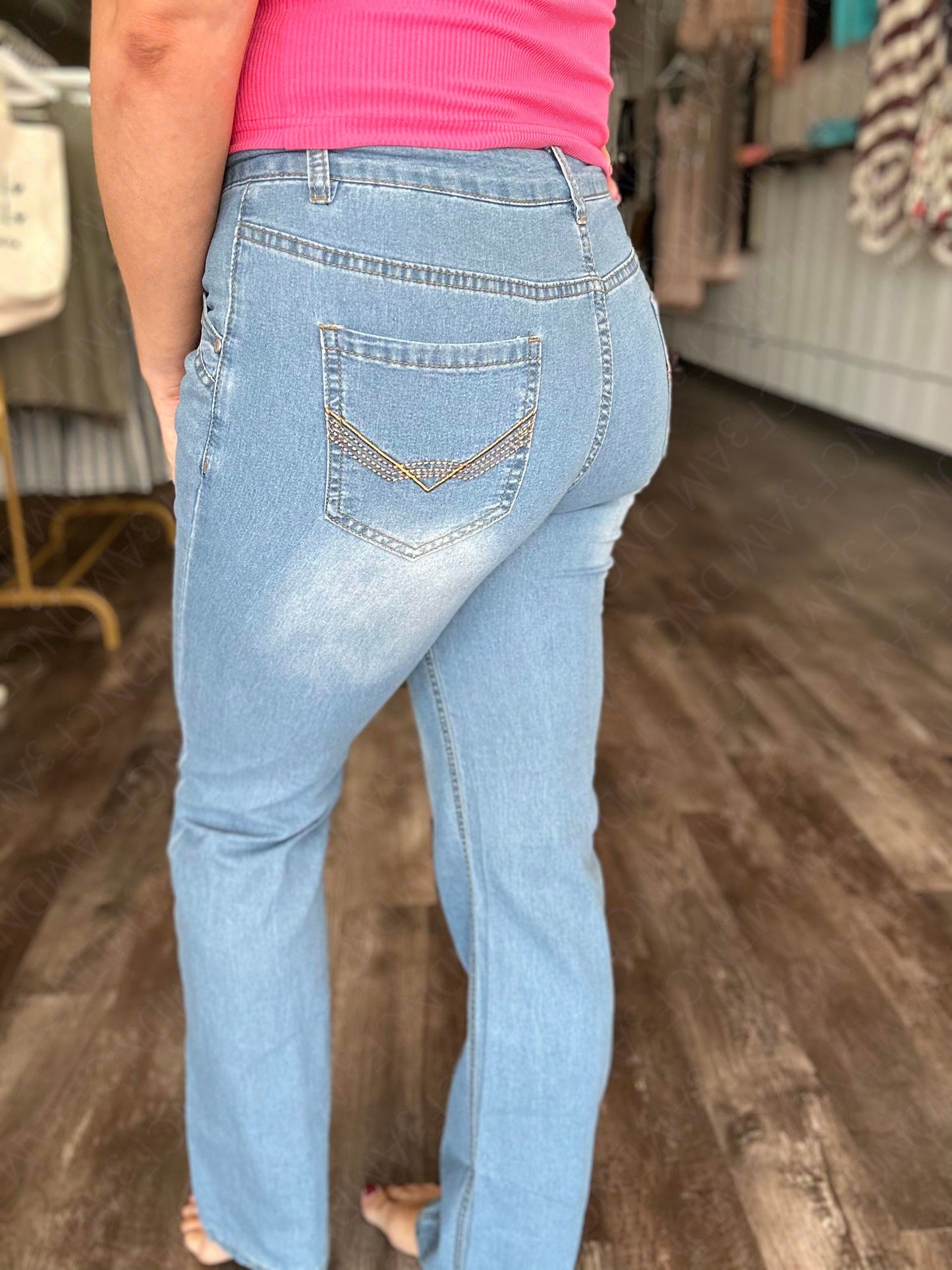 PREORDER: Luxury Fab bell bottom jeans 7.3.23