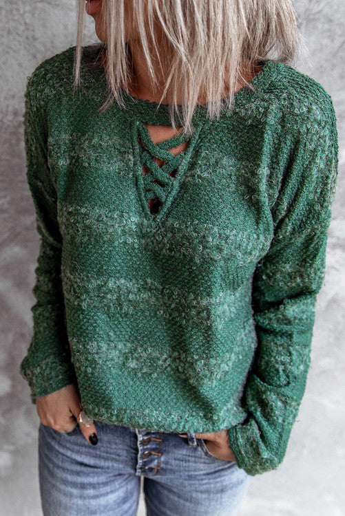 Green sweater preorder