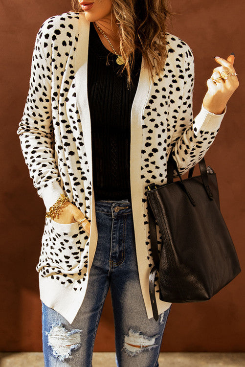 Dotted cardigan preorder