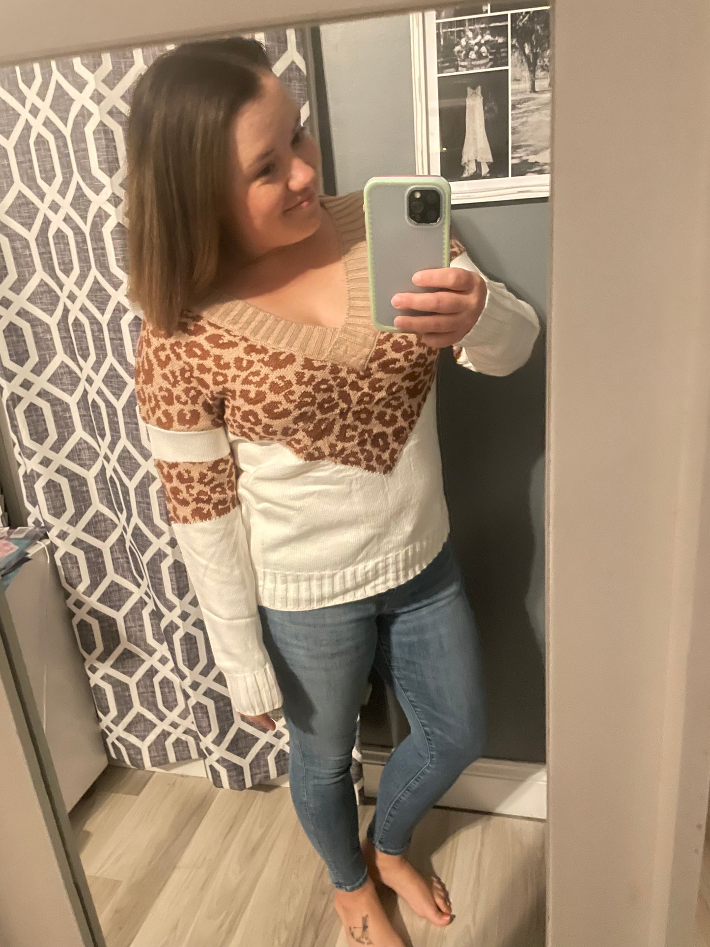 Leopard off the shoulder preorder