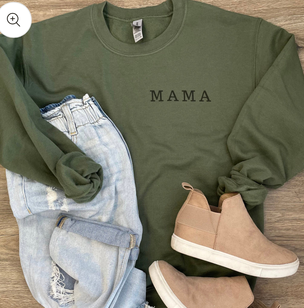 Mama sweatshirt Thanksgiving preorder